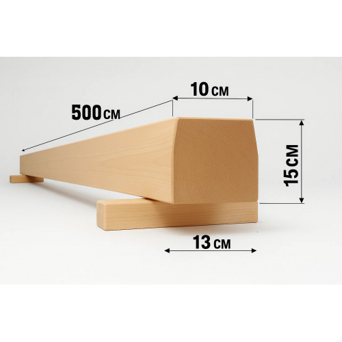 Бревно гимнастическое напольное 5м