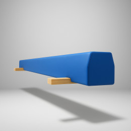 Бревно мягкое 2,4м напольное гимнастическое