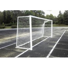 Ворота футбольные 5.6х2.35м алюминиевые 76х76мм