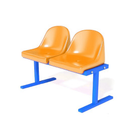 Скамейка для запасных игроков 2 места (Многоместные секции)