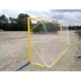 Ворота 5х2м алюминиевые (80х80 мм) складные (для пляжного футбола)