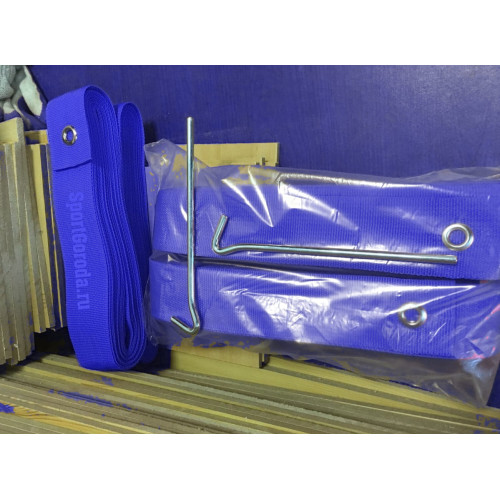 Разметка площадки для бадминтона (13.4х6.1м) - синего цвета