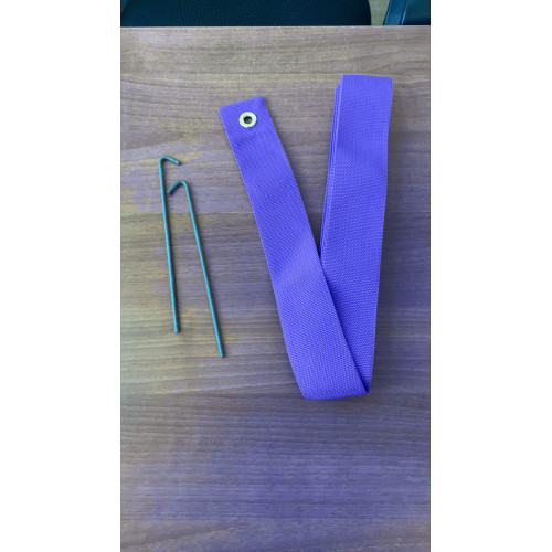 Разметка площадки для бадминтона (13.4х6.1м) - синего цвета