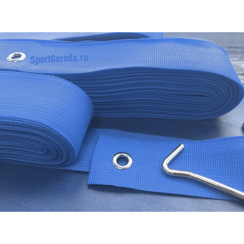 Разметка площадки для бадминтона (13.4х6.1м) -голубого цвета