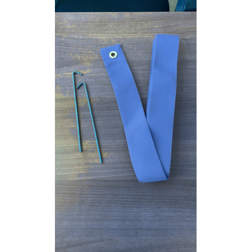 Разметка площадки для бадминтона (13.4х6.1м) -голубого цвета