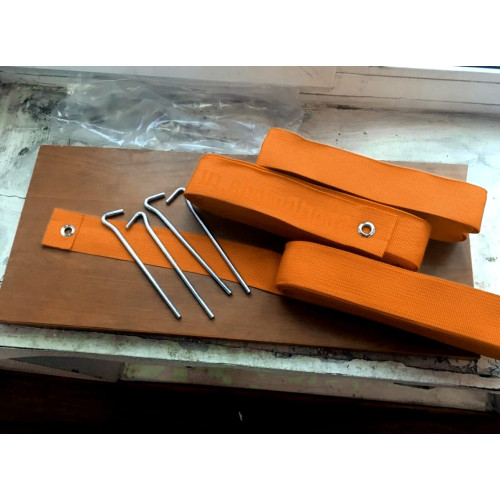 Разметка площадки для бадминтона (13.4х6.1м) -оранжевого цвета