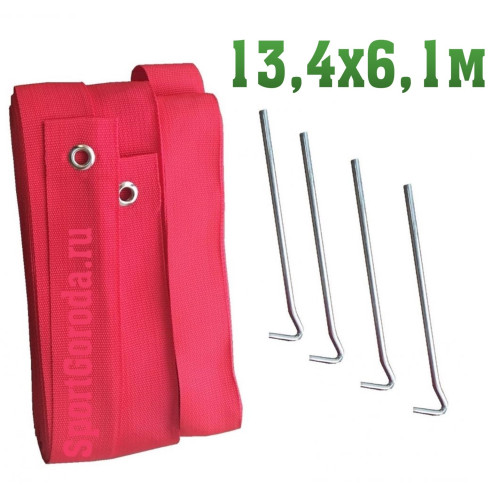 Разметка площадки для бадминтона (13.4х6.1м)