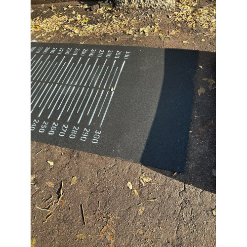 Удлинённая дорожка с шагом 5 см для прыжков в длину