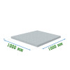 Резиновая подложка 1000x1000x40 мм Sub