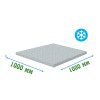 Резиновая покрытие 1000x1000x6мм Ice