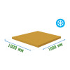 Резиновая покрытие 1000x1000x6мм Ice