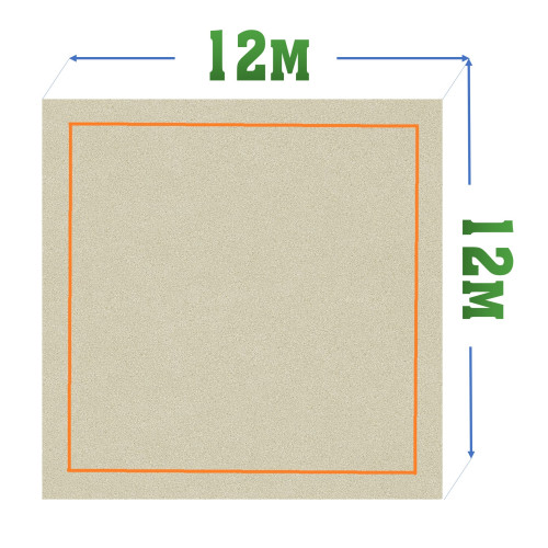 Ковер для гимнастики 12х12