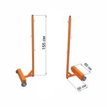 Стойки для бадминтона с противовесами (30 кг)