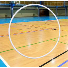 Обруч гимнастический 60см белый