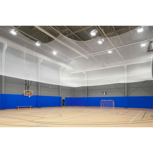 Сетка заградительная полиамидная (ПА) 100х100 мм, нить 2.5 мм, белая