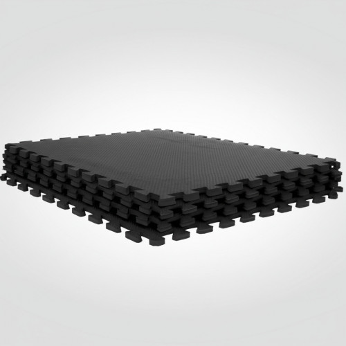 Мат-пазл черный