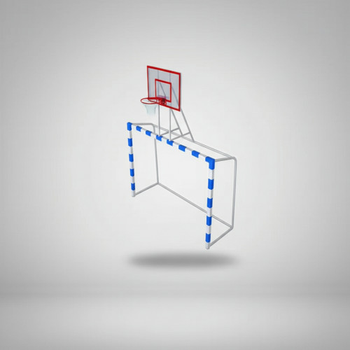Ворота с баскетбольным щитом, пара, 10мм 120*90см