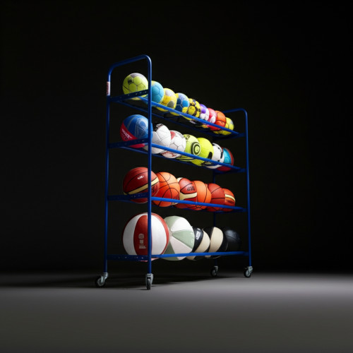 Тележка для мячей на колесиках