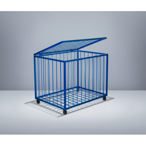 Корзина для мячей на колесиках