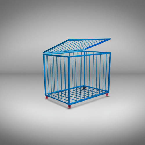 Корзина для мячей на колесиках