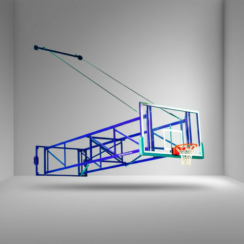 Ферма баскетбольная складная настенная 3,2м