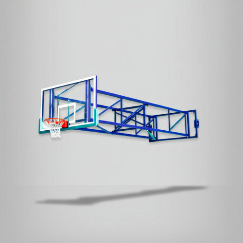 Ферма баскетбольная складная настенная 3,2м