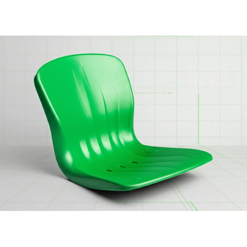 Сидение пластиковое - 4 крепления