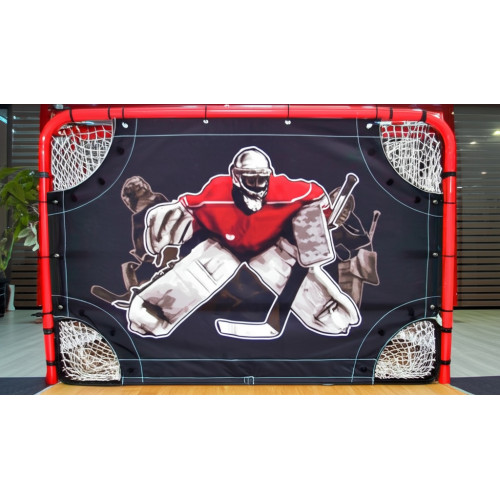 Хоккейный тренажер из ткани ПВХ (Имитатор вратаря)