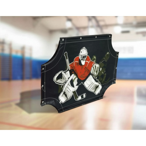 Хоккейный тренажер из ткани ПВХ (Имитатор вратаря)