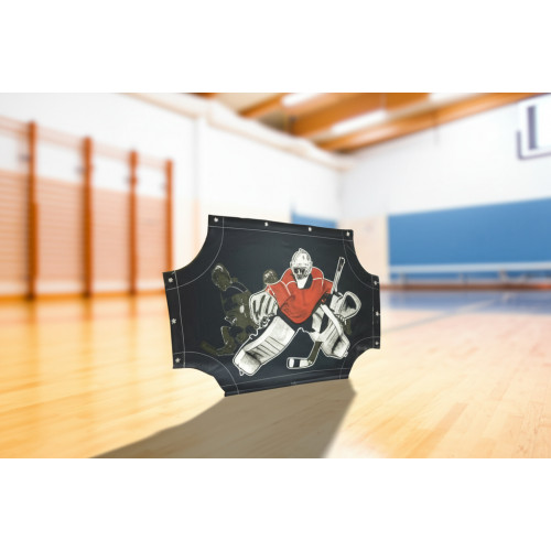 Хоккейный тренажер из ткани ПВХ (Имитатор вратаря)