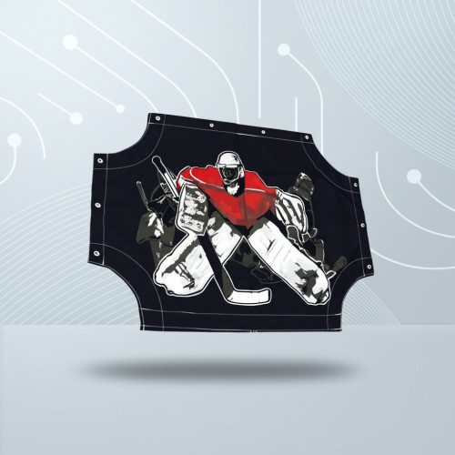 Хоккейный тренажер из ткани ПВХ (Имитатор вратаря)