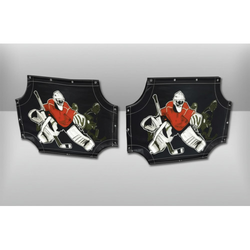 Хоккейный тренажер из ткани ПВХ (Имитатор вратаря)