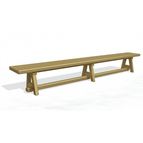 Скамья гимнастическая 2,0м на деревянных ножках