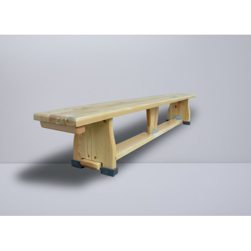 Скамья гимнастическая 2,5м на деревянных ножках