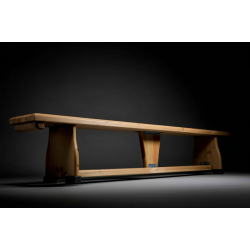 Скамья гимнастическая 2,5м на деревянных ножках