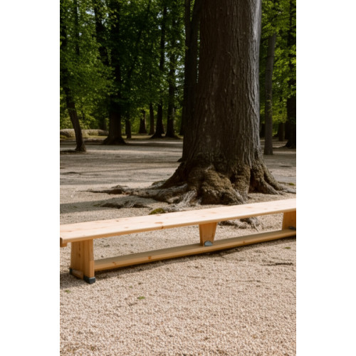 Скамья гимнастическая 3,5м на деревянных ножках