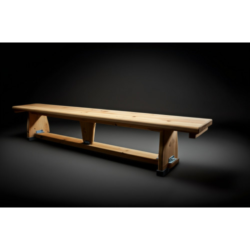 Скамья гимнастическая 4,0м на деревянных ножках