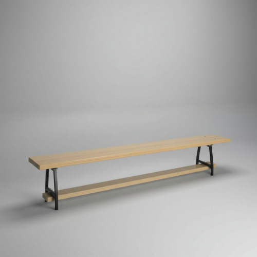 Гимнастическая скамья 2,0 м на металлических ножках