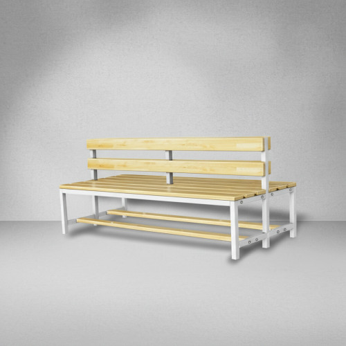 Скамейка для раздевалки 2,м, двухсторонняя 