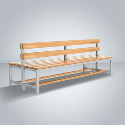 Скамейка для раздевалки 2,м, двухсторонняя 