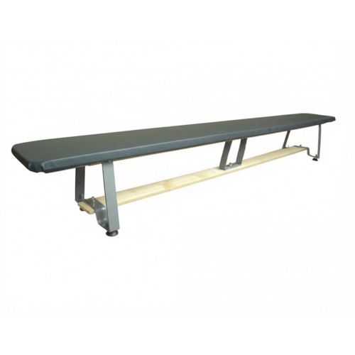 Скамья гимнастическая мягкая 1,5 м, ножки металлические 