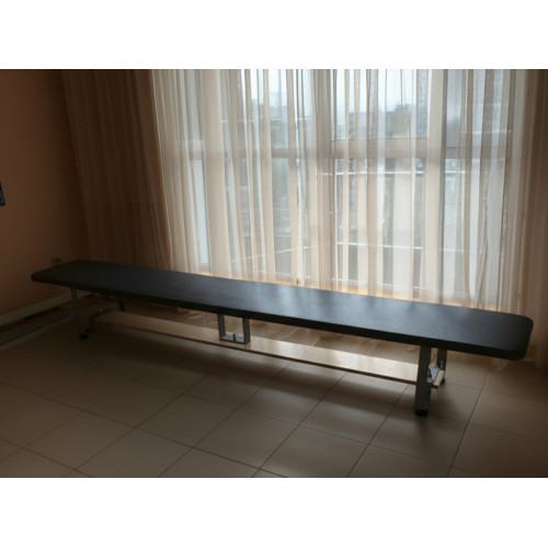 Скамья гимнастическая мягкая 3,5м, ножки металлические 