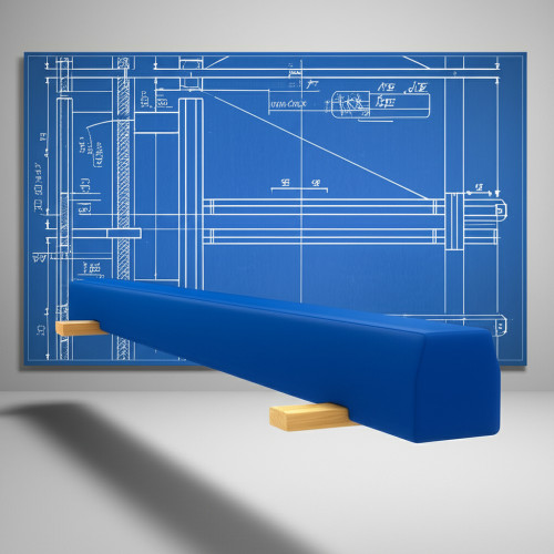 Бревно напольное мягкое 240 см