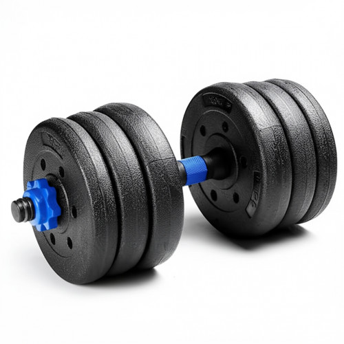 Гантельный набор DBP-10, 2х5 кг, пластик/цемент, 10 кг