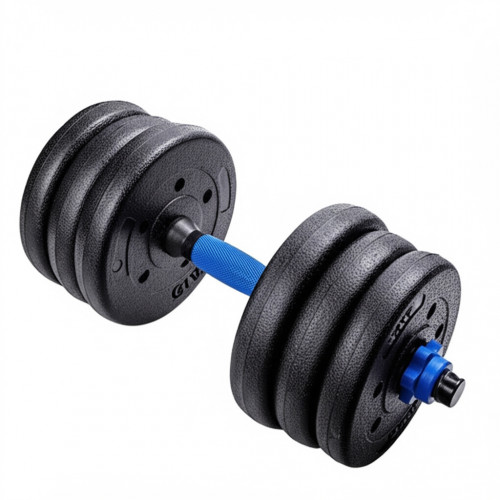 Гантельный набор DBP-10, 2х5 кг, пластик/цемент, 10 кг