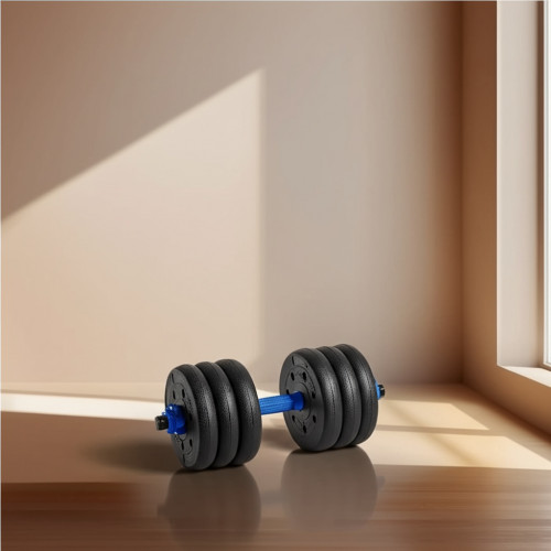 Гантельный набор B31589, 2х15 кг, пластик/цемент, 30 кг