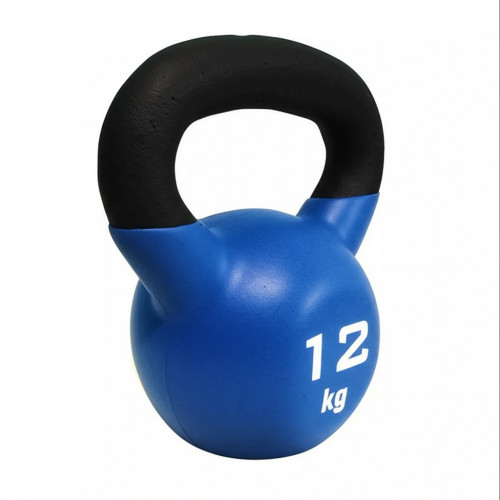 Обрезиненная гиря для кроссфит, 12 кг