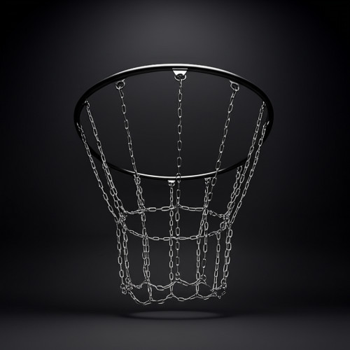 Сетка баскетбольная металлическая антивандальная