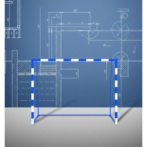 Ворота 2х3м, на закладных пластинах