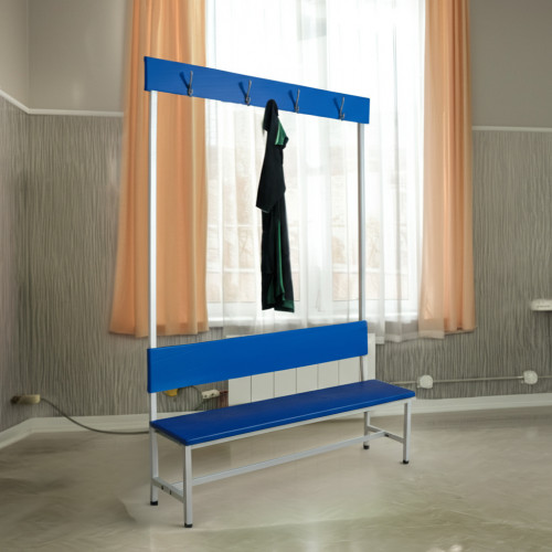 Мягкая скамейка для раздевалки 2,0м, односторонняя